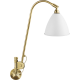 Nástěnná lampa Bestlite BL6 v mosazi