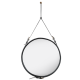 Adnet mirror circulaire ∅ 70 cm, tan