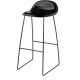 GUBI 3 barová židle - černá kovová podnož