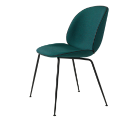 Beetle chair green with black base