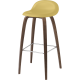 GUBI 3D barová stolička HiRek žlutý sedák