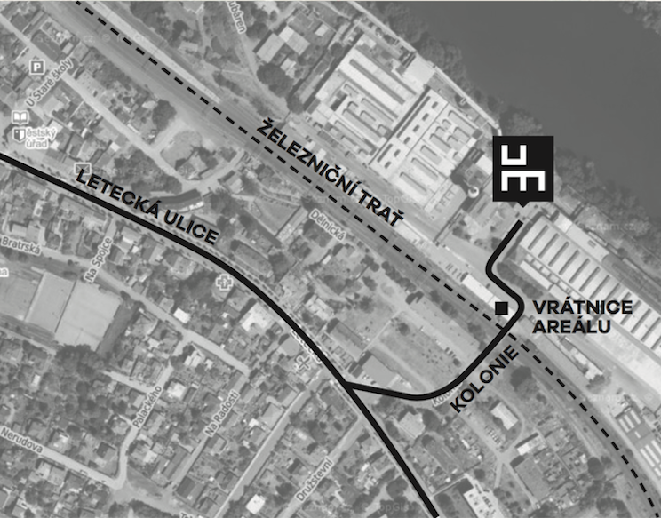 Coal Mill Libčice nad Vltavou - detailed map